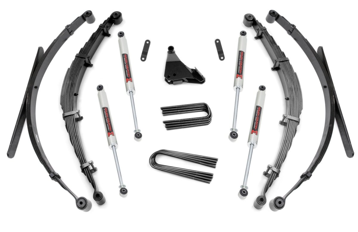 Ford F-250 Super Duty Suspension Lift Kit - Rear - Rough Country - 4 Inch Lift Kit | Rear Springs | M1 - '99-'04